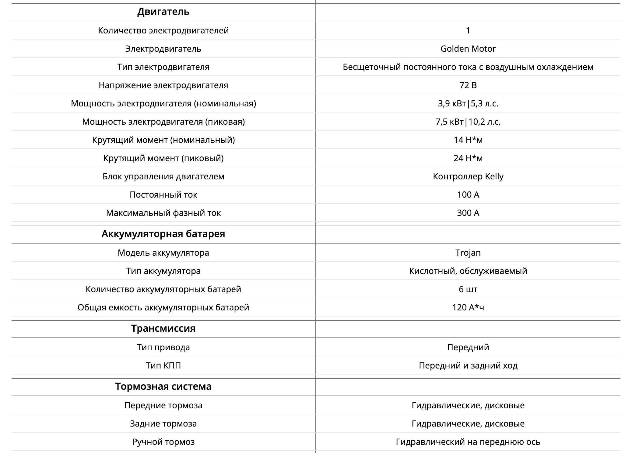 Гольфкар Elecar 5E-TIGARBO 6+2