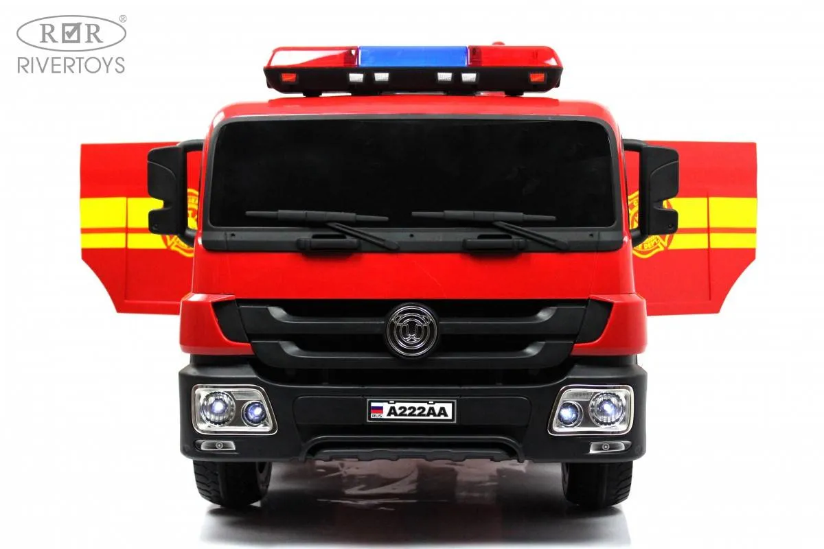 Детский электромобиль Rivertoys A222AA (пожарная)