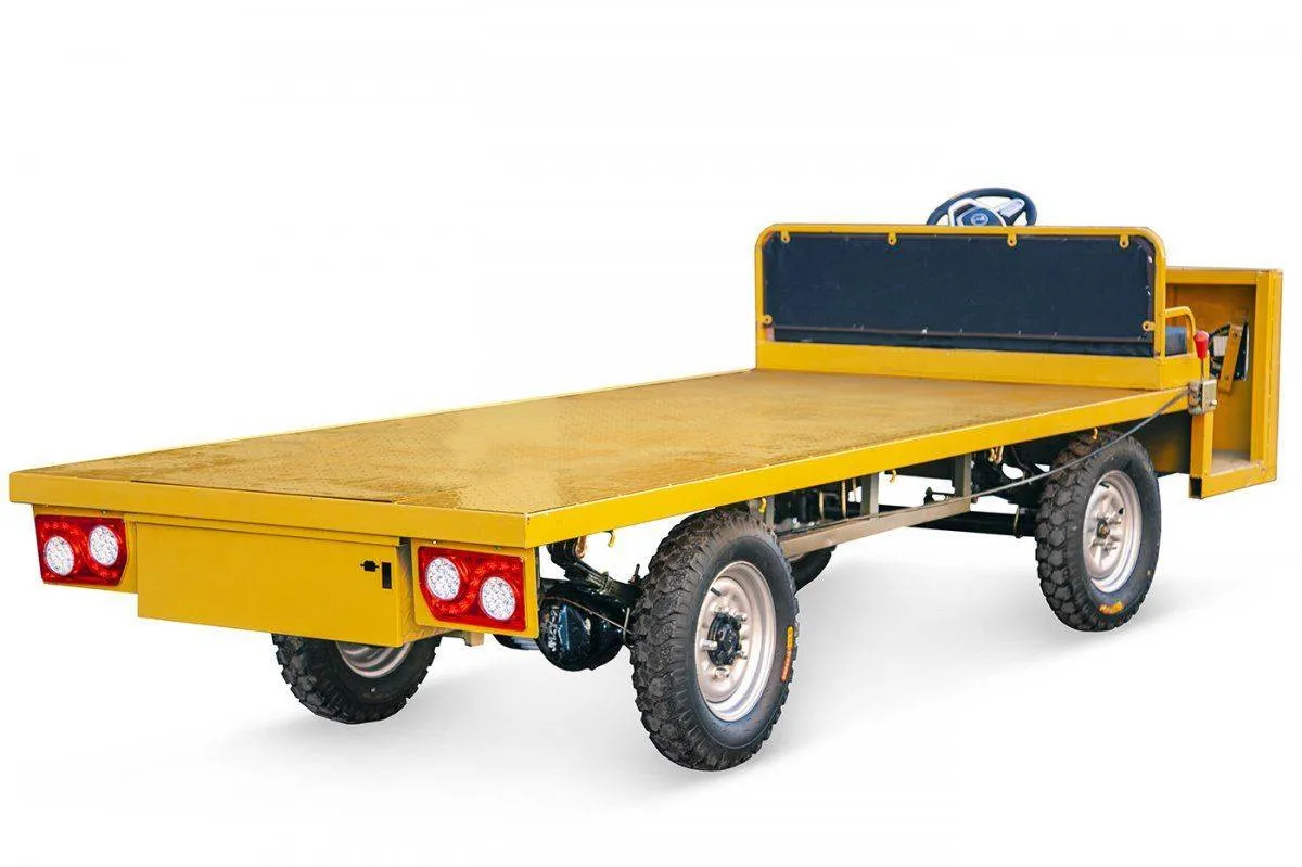 Платформенная тележка электрическая Rutrike ТРАНСПОРТЕР
