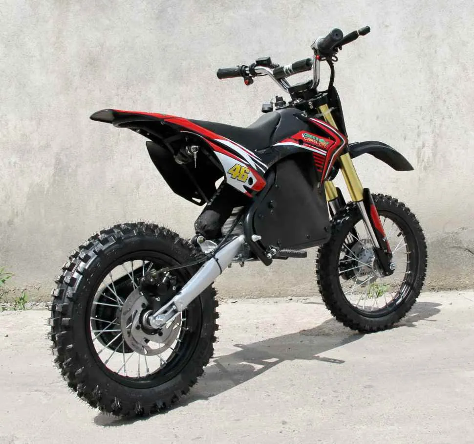 Электромотоцикл Green Camel Питбайк DB500, 48V 1500W R14/R12