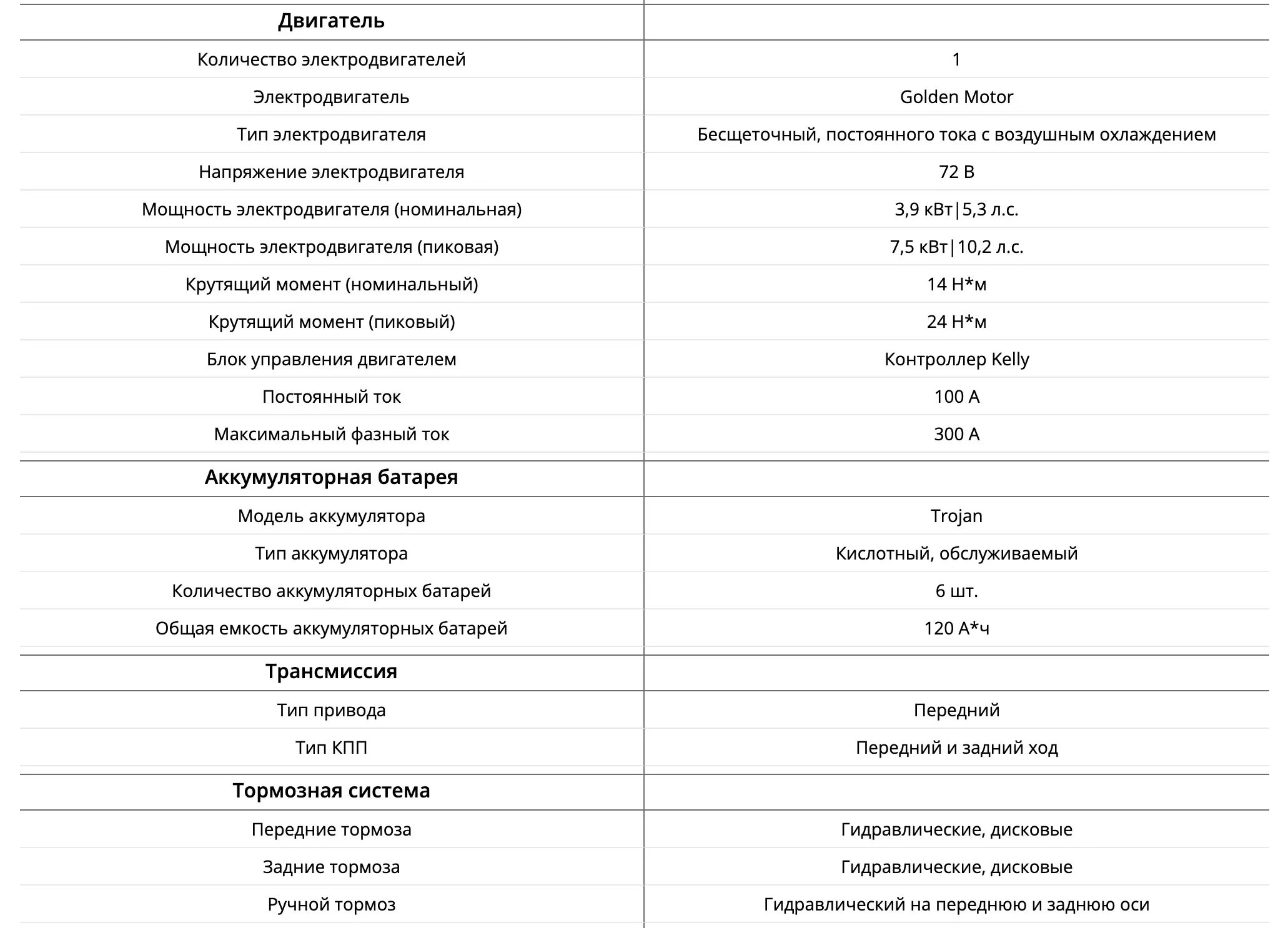 Гольфкар Elecar 5E-TIGARBO 4G