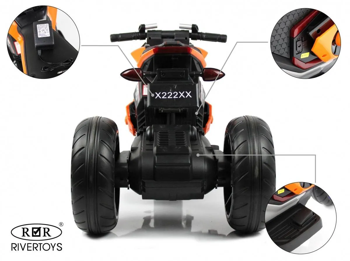 Детский электротрицикл Rivertoys X222XX