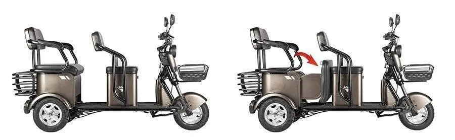 Электротрицикл Rutrike Караван пассажирский