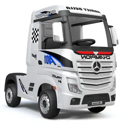 Детский электромобиль Rivertoys Mercedes-Benz Actros 4WD с прицепом (HL358)