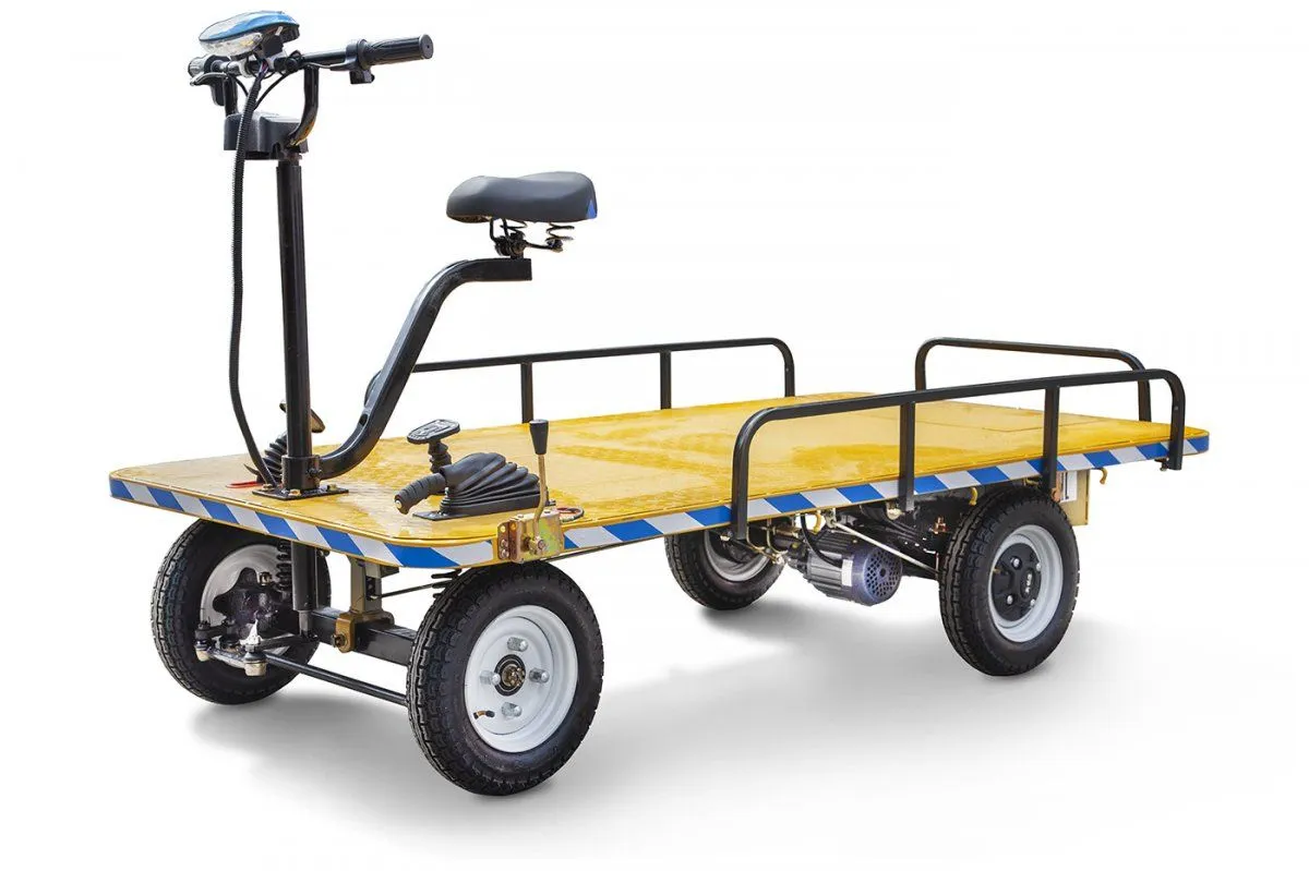 Платформенная тележка электрическая Rutrike СКЛАД 1800
