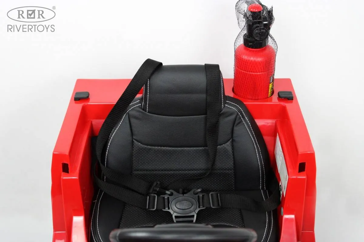 Детский электромобиль Rivertoys A222AA (пожарная)
