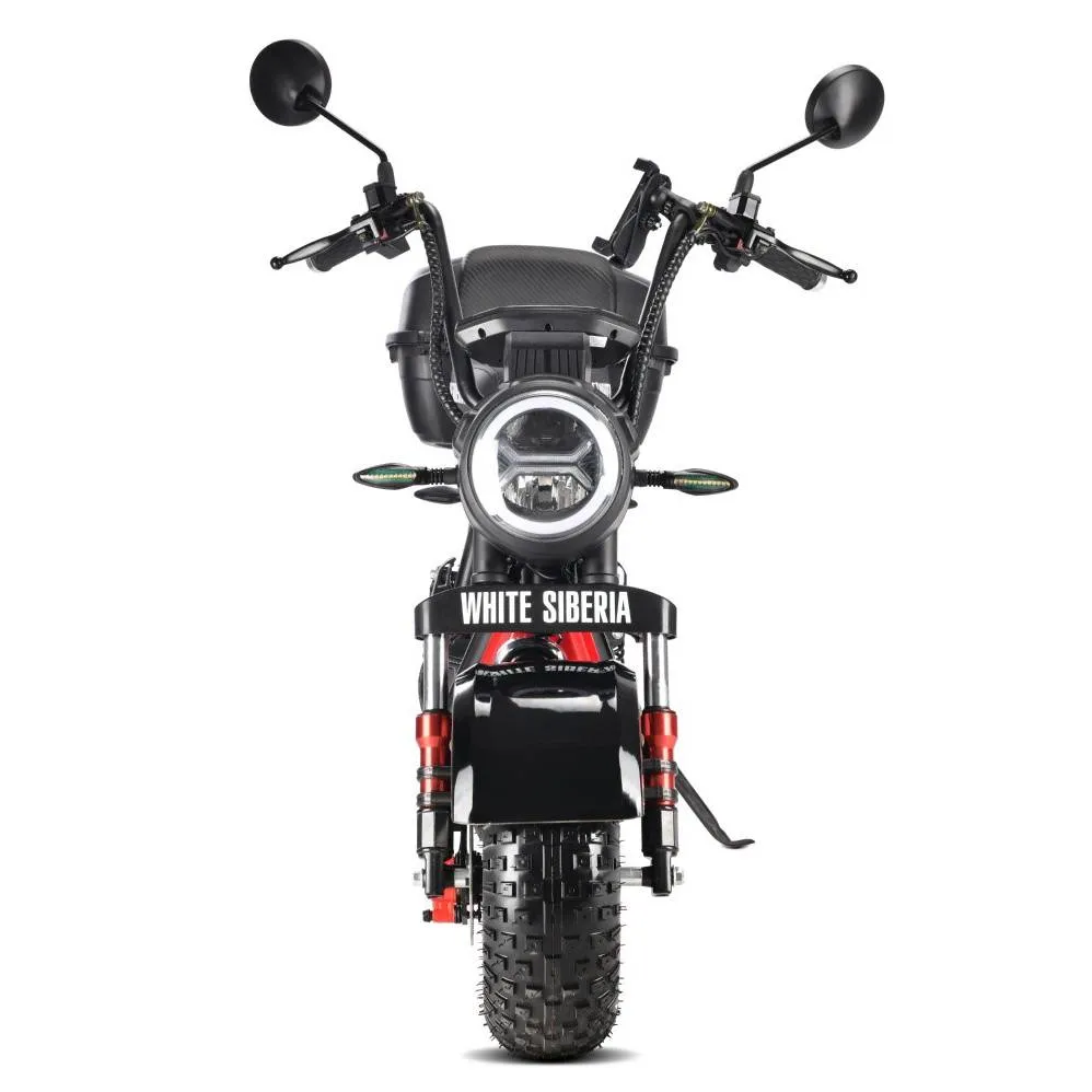 Электроскутер WHITE SIBERIA MINI R 2.0 1200W BLACK