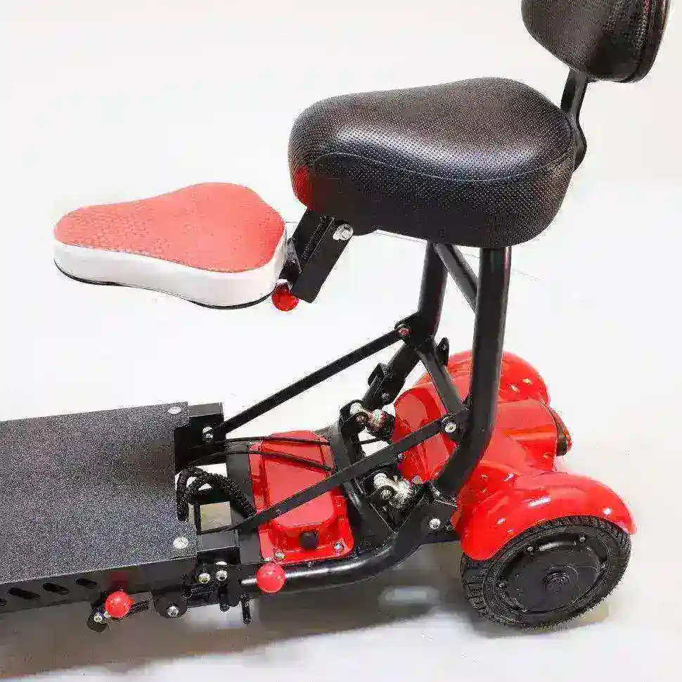 Электротрицикл Green Camel Кольт 510 (36V 10Ah 2x250W) задние мотор-колеса с сиденьем