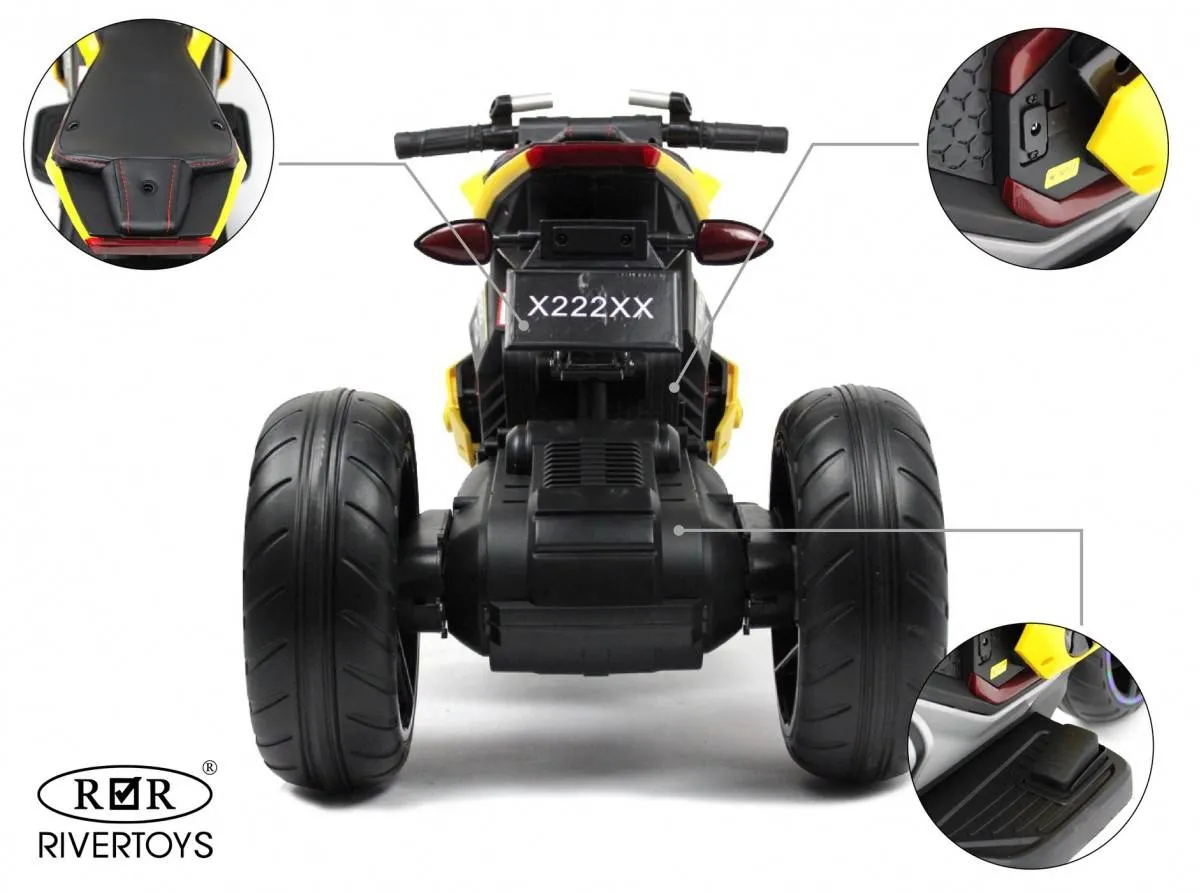 Детский электротрицикл Rivertoys X222XX