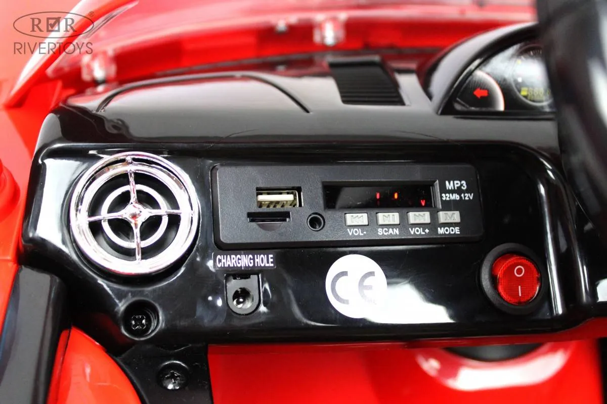 Детский электромобиль Rivertoys Porsche A444AA(кожа-EVA)
