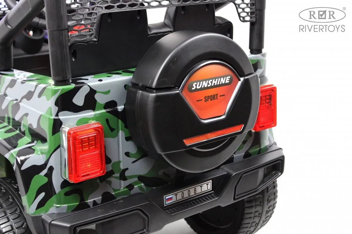 Детский электромобиль Rivertoys Jeep T008TT 4WD