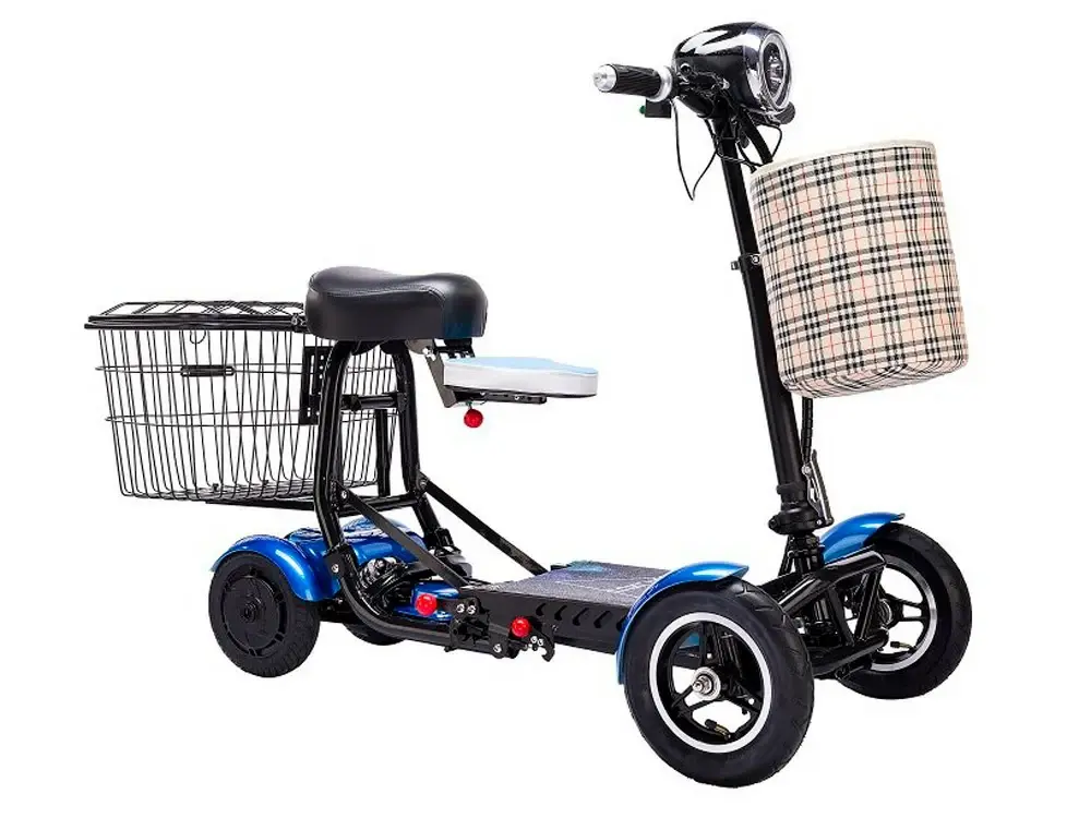 Электротрицикл Green Camel Кольт 510 (36V 10Ah 2x250W) задние мотор-колеса с сиденьем