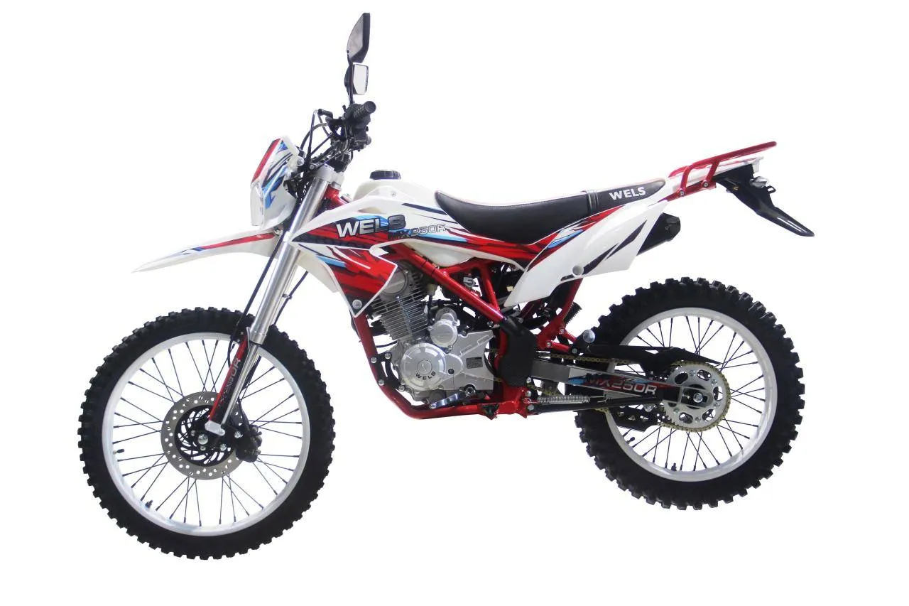 Кроссовый мотоцикл Питбайк WELS MX250R для начинающих
