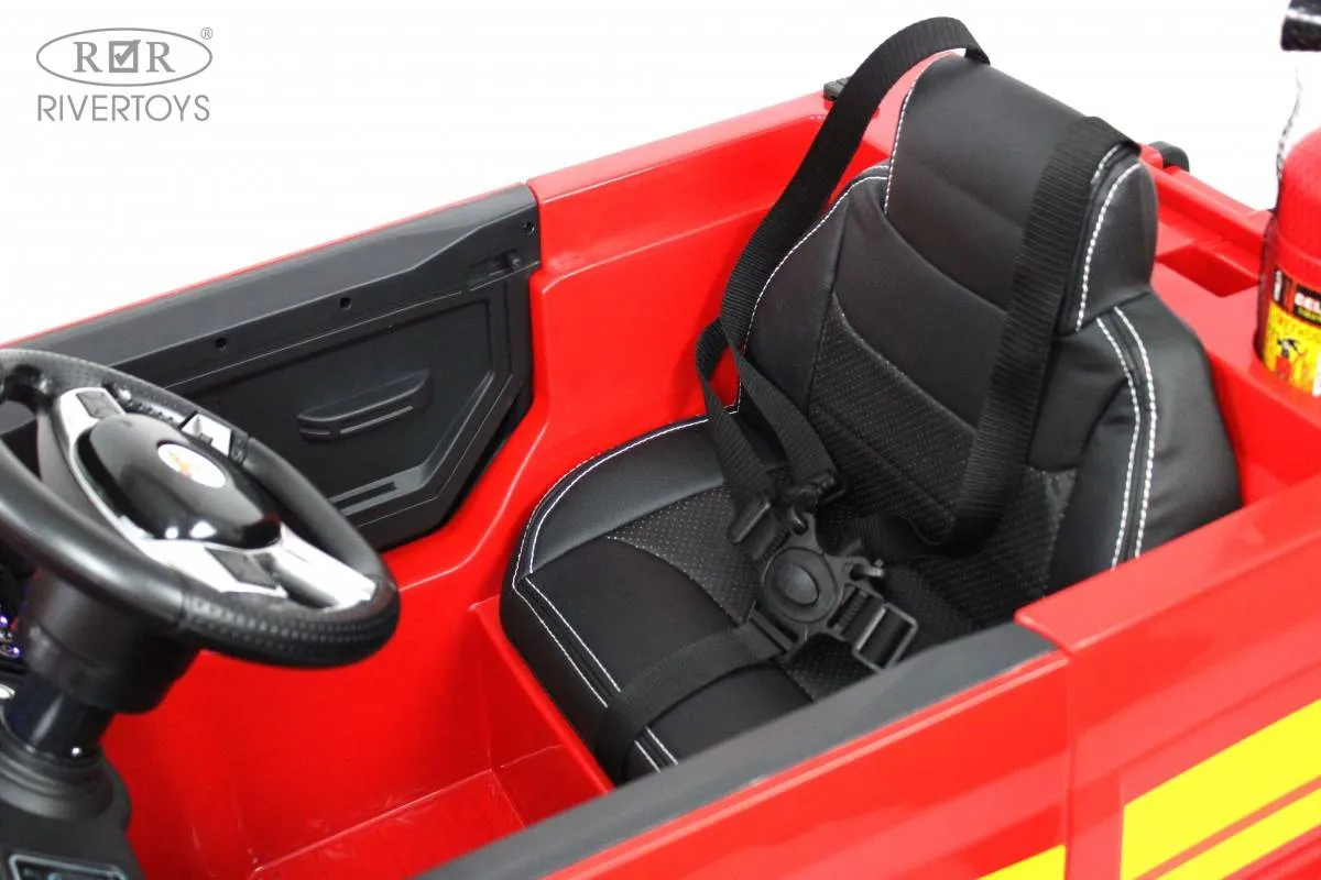 Детский электромобиль Rivertoys A222AA (пожарная)