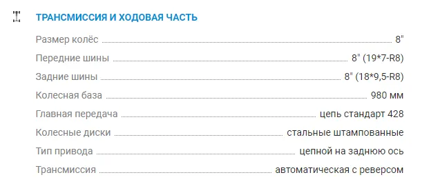 Квадроцикл Avantis CLASSIC 8+ 125 кубов