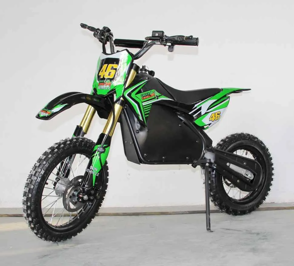 Электромотоцикл Green Camel Питбайк DB500, 48V 1500W R14/R12