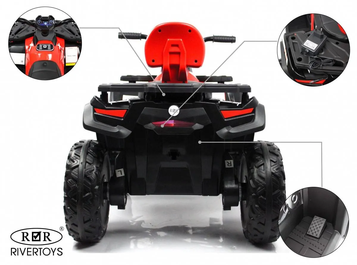 Детский электроквадроцикл Rivertoys T001TT 4WD