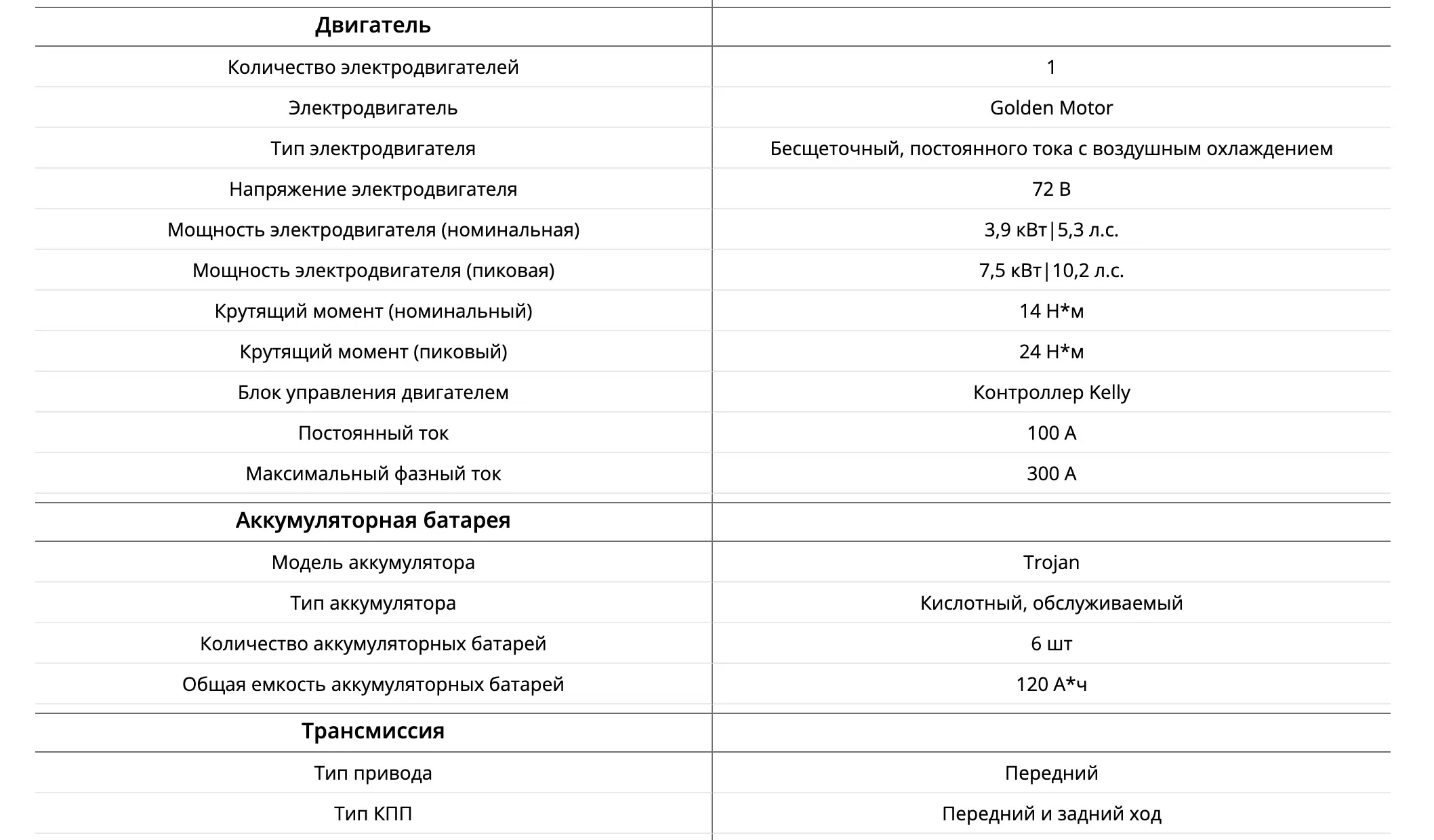 Гольфкар Elecar 5E-TIGARBO 2G