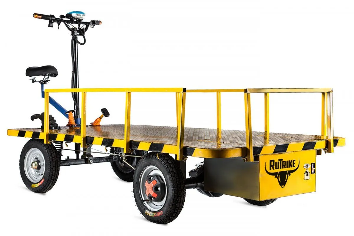 Платформенная тележка электрическая Rutrike СКЛАД 1800