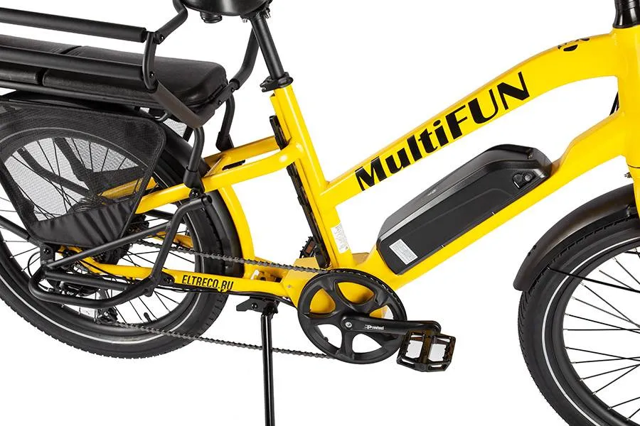 Электровелосипед Eltreco MultiFun с корзиной
