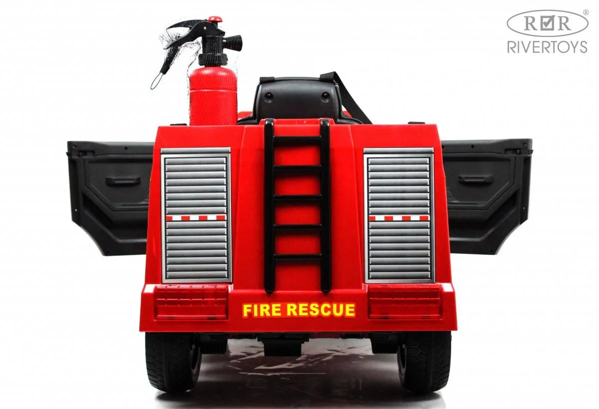 Детский электромобиль Rivertoys A222AA (пожарная)