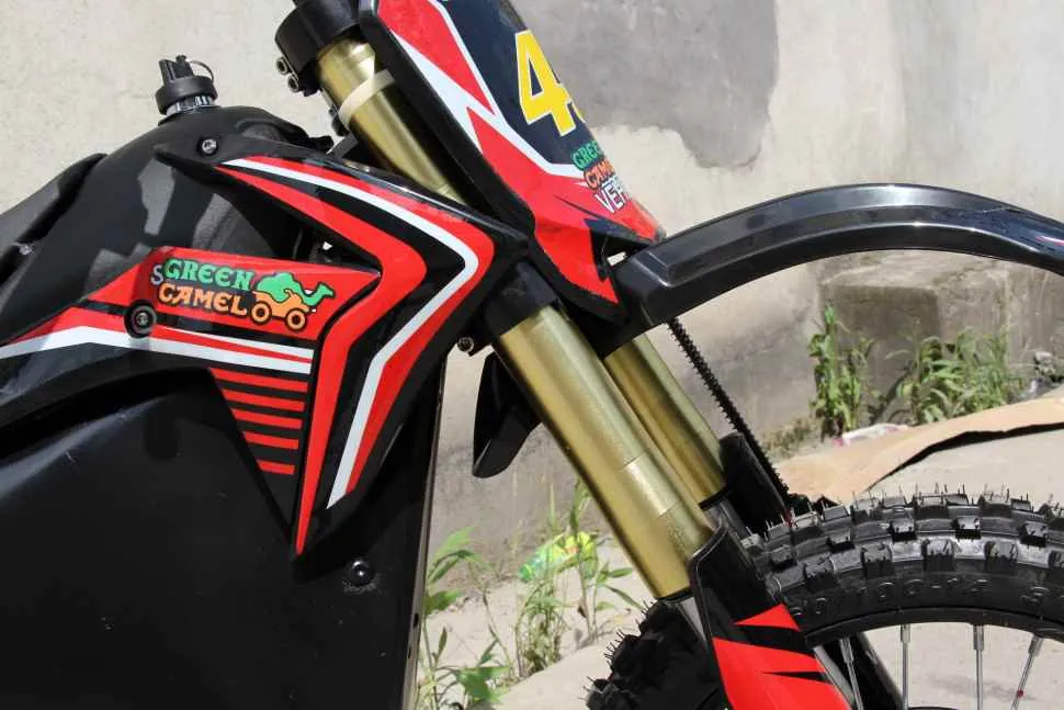 Электромотоцикл Green Camel Питбайк DB500, 48V 1500W R14/R12