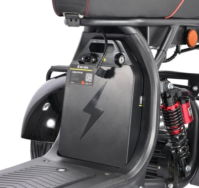 Электроскутер WHITE SIBERIA PRO TRIKE 3000W