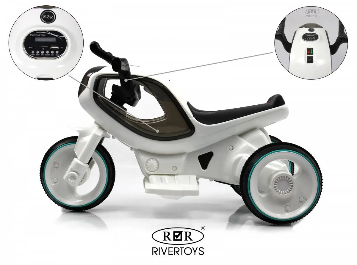 Детский электромотоцикл Rivertoys Moto HC-1388