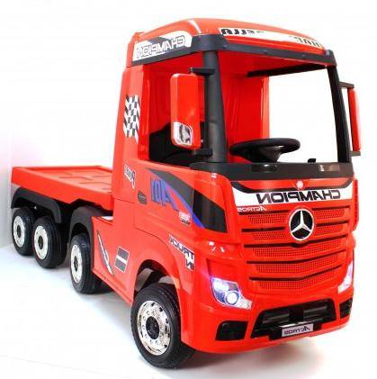 Детский электромобиль Rivertoys Mercedes-Benz Actros 4WD с прицепом (HL358)