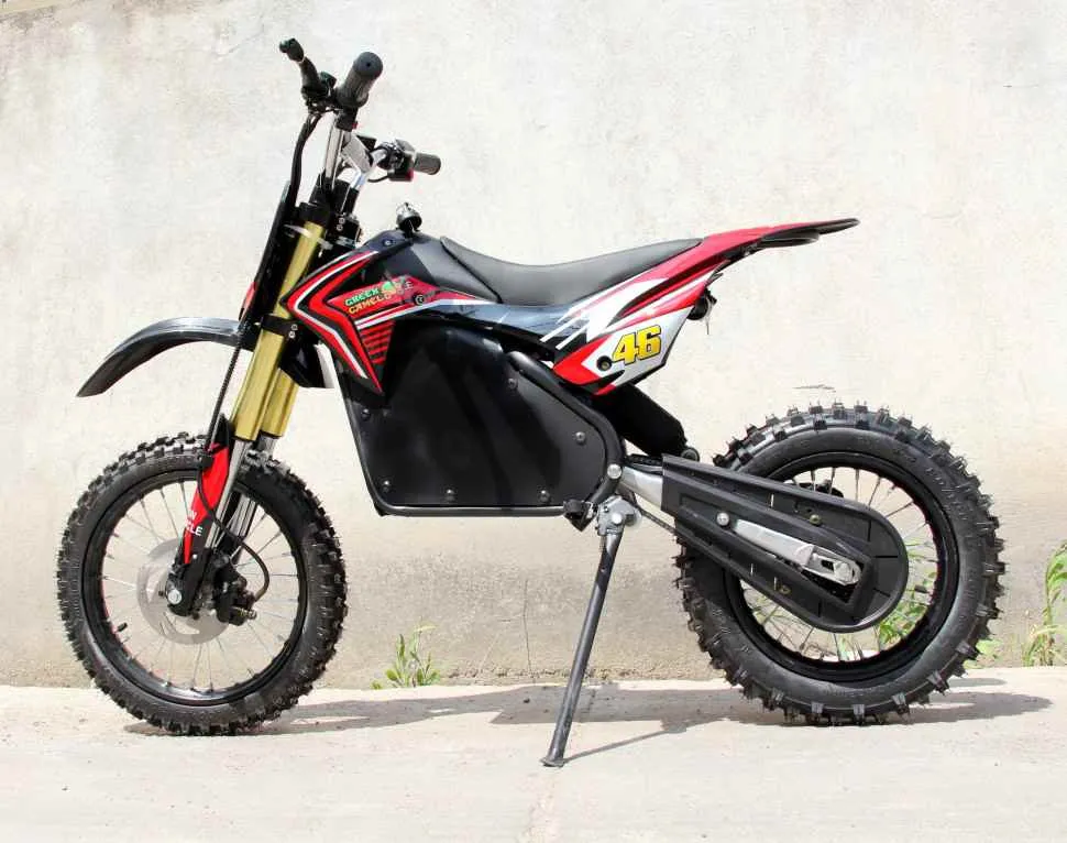 Электромотоцикл Green Camel Питбайк DB500, 48V 1500W R14/R12