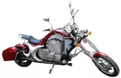 Электромотоцикл Green Camel Чоппер C200 (72V 3000W R15)