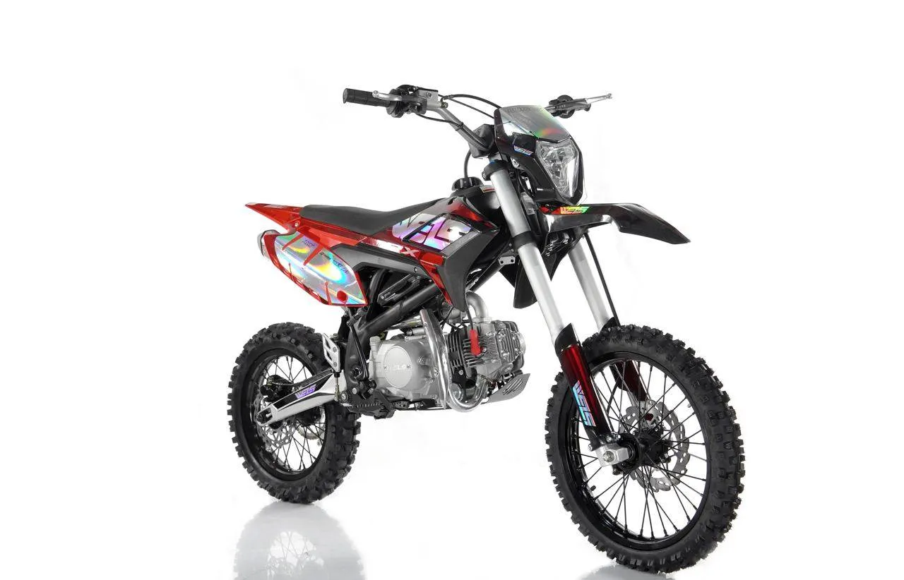 Питбайк кроссовый  WELS RX 125 17\14 E красный