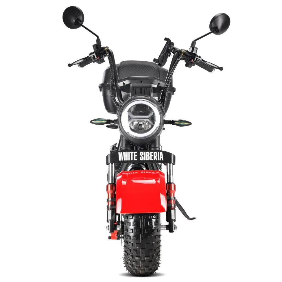 Электроскутер WHITE SIBERIA MINI R 2.0 1200W RED