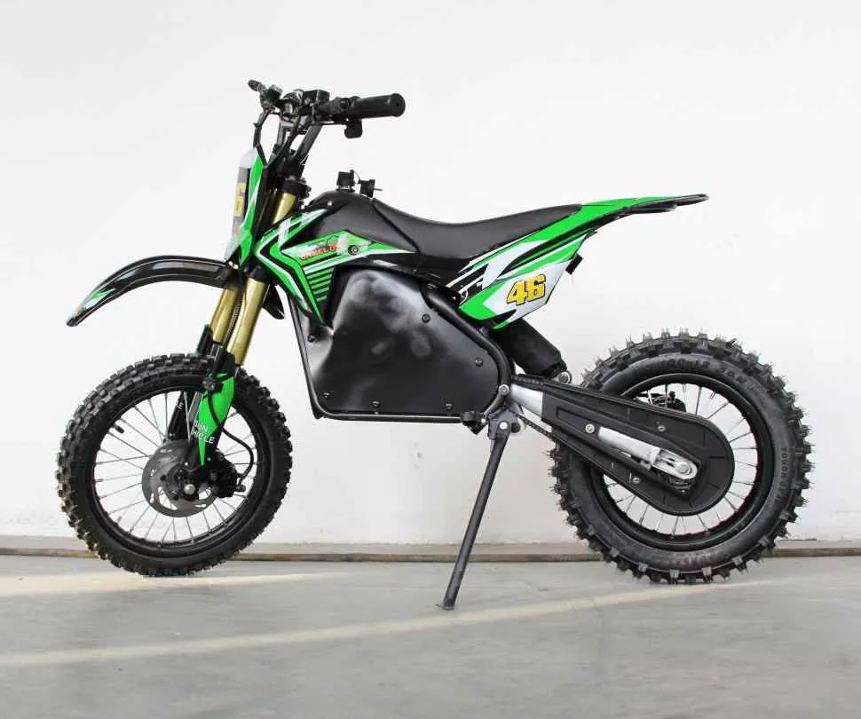 Электромотоцикл Green Camel Питбайк DB500, 48V 1500W R14/R12