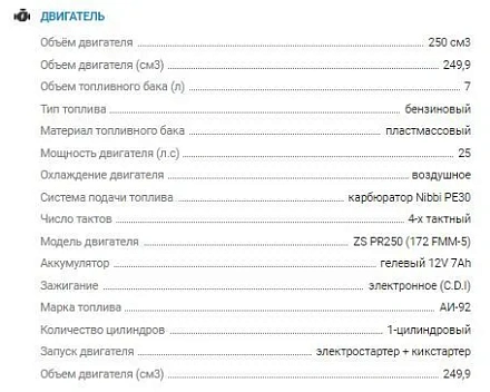 Мотоцикл Avantis A5 Lux (PR250/172FMM-5) 2022 ПТС