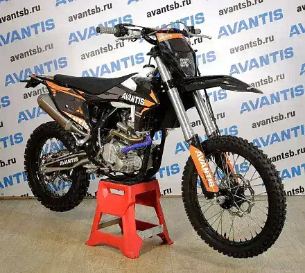 Мотоцикл Avantis ENDURO 300 CARB (CBS300/174MN-3 DESIGN KTM ЧЕРНЫЙ) KKE С ПТС