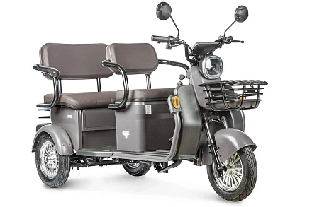 Электротрицикл Rutrike Топик пассажирский с корзиной