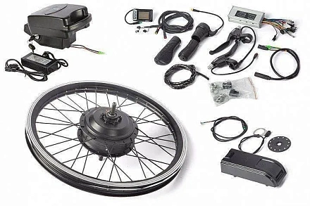 КОМПЛЕКТ Eltreco 48V 500W LCD 20" + АКБ 48V 10А/ч (FROG)