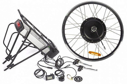 КОМПЛЕКТ 48V 1000W LCD 26" + АКБ 48V 15.4А/ч (на багажник)