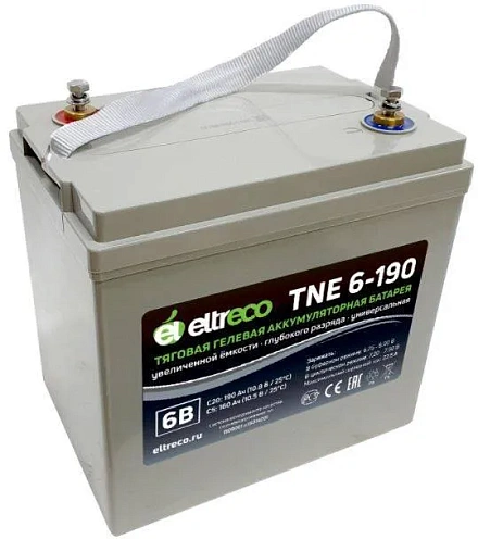 Тяговый аккумулятор Eltreco TNE6-190 (6V150A/H C3)
