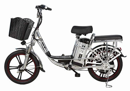 Электровелосипед GT V6 с корзиной