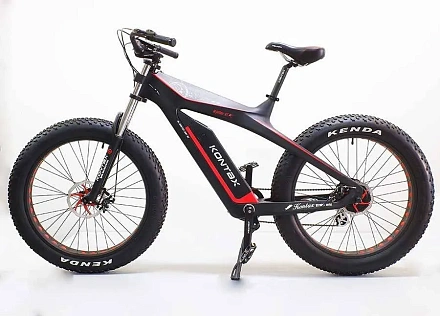 Электровелосипед Green Camel Карбон Kontax (R26FAT 750W Bafang 48V LG 13Ah) carbon, torque, Altus 8скор