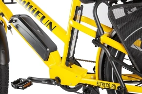 Электровелосипед Eltreco MultiFun с корзиной