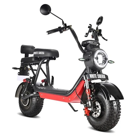 Электроскутер WHITE SIBERIA MINI R 2.0 1200W BLACK