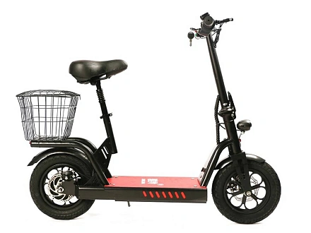 Электросамокат Green Camel Санни 400 (48V 400W R12) заднее мотор-колесо с сиденьем