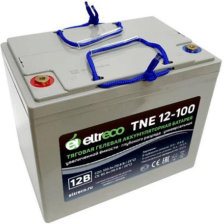 Тяговый аккумулятор Eltreco TNE12-100 (12V80A/H C3)