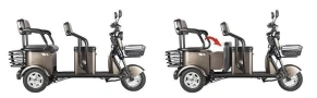 Электротрицикл Rutrike Караван пассажирский