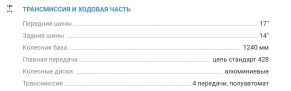Мотоцикл Питбайк Avantis KT-125 Classic auto 17/14 для новичков