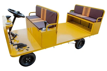 Платформенная тележка электрическая RuTrike ПОСТ ПАССАЖИР