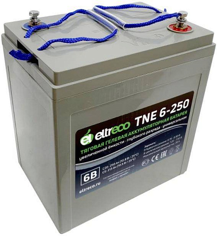 Тяговый аккумулятор Eltreco TNE6-250 (6V200A/H C3)